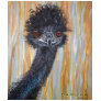 Cute Emu Black T-shirt