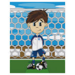Cute England Soccer Boy Flyer