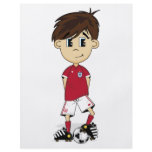 Cute England Soccer Boy Flyer