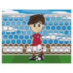 Cute England Soccer Boy Flyer