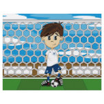 Cute England Soccer Boy Flyer
