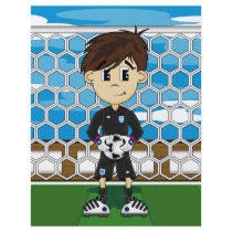 Cute England Soccer Goalkeeper Flyer