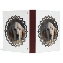 Cute English Setter Binder
