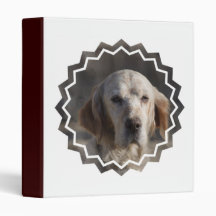 Cute English Setter Binder
