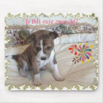 Cute Enough Basenji Pup Mousepad