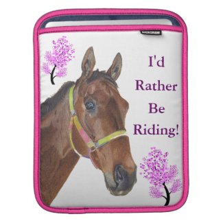 Cute Equestrian Horse iPad/iPad2 Case