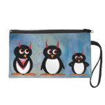 Cute Evil Penguins bagettes bags