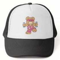 Cute Exercise Fitness bear Hat