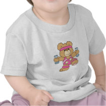 Cute Exercise Fitness bear Shirt