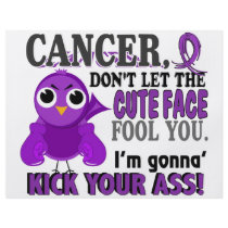 Cute Face Fool You Pancreatic Cancer Full Color Flyer