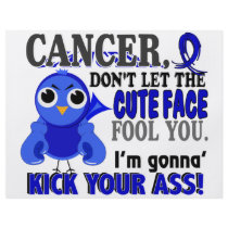 Cute Face Fool You Rectal Cancer Anal Cancer Full Color Flyer
