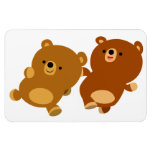 Cute Facetious Cartoon Bears Flexible Magnet magnets