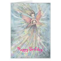 Cute Fairy Birthday Card cards