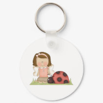 Cute Fairy Girl and Ladybug keychains by cutespot Cute Fairy Girl and Ladybug keychains