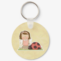 Cute Fairy Girl and Ladybug keychains by cutespot Cute Fairy Girl and Ladybug keychains