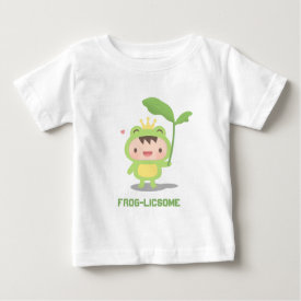 Cute Fairytale Frog Prince For Baby Boys Shirt