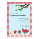 CUTE Family Summer BBQ Party Invitation