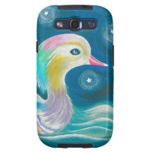 Cute Fantasy Mandarin Duck Painting Galaxy S3 Case