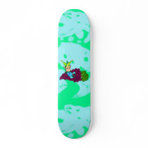 Cute fat goblin skateboard