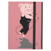 Cute Fat Pig Skipping Cover For iPad Air