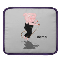 Cute Fat Pig Skipping Sleeves For iPads
