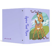 Cute Fawn Binder