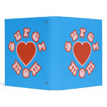 Cute Feminine & Girly Moms : Super Mom + Heart binders