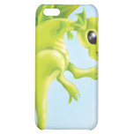 cute fiery dragon and castle scene case for iPhone 5C