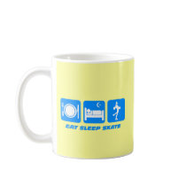 Cute figure skating mugs