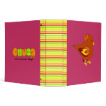 Cute fire bird binders