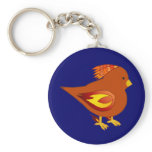 cute fire bird keychains