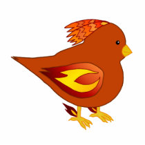cute fire bird photo sculptures by Olluga cute fire bird photo sculptures