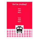 Cute Fire Truck Personalized Invitations