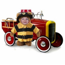 Cute Fireman photo sculptures
