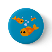 Cute Fish Pinback Button