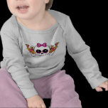 Cute Flaming Skull t-shirts