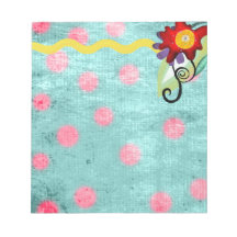 Cute Flora Notepad