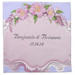 Cute Floral Napkin Design