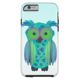 Cute floral owl tough iPhone 6 case