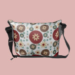 Cute Floral Pattern Rickshaw Messenger Bag messenger bags