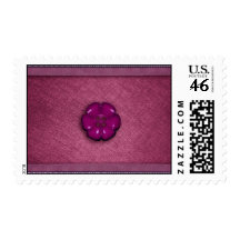 Cute Flower Button Postage