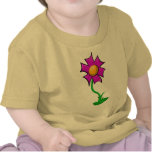 Cute Flower Cartoon Illustration T-shirt
