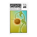 Whimsical Sunflower Stamp