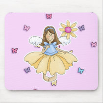 Cute Flower Fairy mousepads by cutespot Cute Flower Fairy mousepads