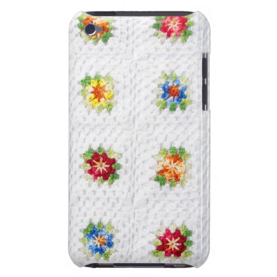 Cute Flowers Plaid Case-Mate iPod Touch Case