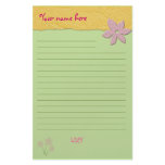 Cute Flowers Stationery Paper