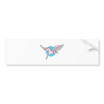 cute flying pegasus bumper stickers by doonidesigns cute flying pegasus bumper stickers