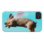 Cute flying pig iphone 4 cases casemate cases