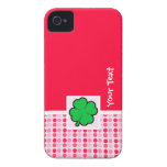 Cute Four Leaf Clover iPhone 4 Case