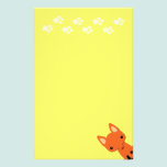 Cute fox stationary stationery